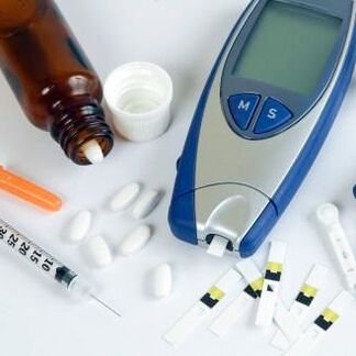 Glucometer and drugs for diabetes treatment