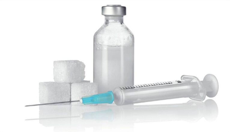 The main treatment for type 1 diabetes is insulin injections.